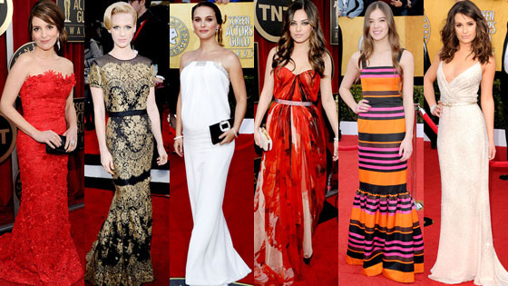 Tina Fey, January Jones, Natalie Portman, Mila Kunis, Hailee Steinfeld, Lea Michele Tina Fey, January Jones, Natalie Portman, Mila Kunis, Hailee Steinfeld, Lea Michele